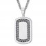 Men's Dog Tag Necklace Stainless Steel