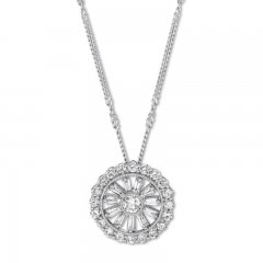 Emmy London Diamond Necklace 1 ct tw 14K White Gold