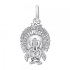 Turkey Charm Sterling Silver