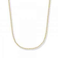 Box Chain 14K Yellow Gold 30" Length