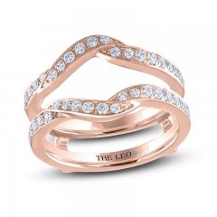 THE LEO Diamond Enhancer Band 1/2 ct tw Round-cut 14K Rose Gold