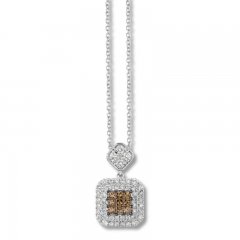 Le Vian Chocolate Diamond Necklace 3/4 ct tw 14K Gold