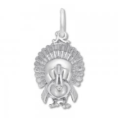 Turkey Charm Sterling Silver