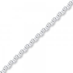 Diamond Bracelet 1/5 ct tw Round-cut Sterling Silver