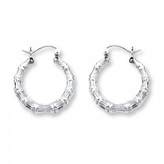 Hoop Earrings Sterling Silver