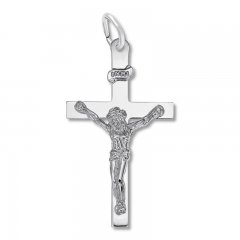 Crucifix Charm Sterling Silver