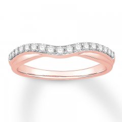 Diamond Anniversary Band 1/4 ct tw Round-cut 14K Rose Gold