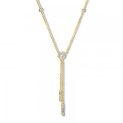 Diamond Necklace 1/3 Carat tw 10K Yellow Gold