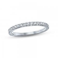 Monique Lhuillier Bliss Diamond Wedding Band 1/3 ct tw Round-cut 18K White Gold