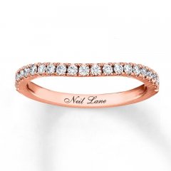 Neil Lane Wedding Band 1/3 ct tw Diamonds 14K Rose Gold