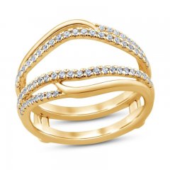 Diamond Enhancer Band 1/3 ct tw Round-cut 14K Yellow Gold