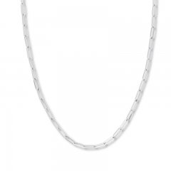 16 Link Chain Necklace 14K White Gold Appx. 3.85mm