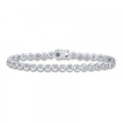 Diamond Tennis Bracelet 1/2 ct tw Round-cut 10K White Gold