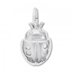 Ladybug Charm Sterling Silver