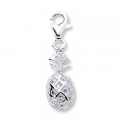 Pineapple Charm Sterling Silver