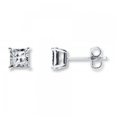 Radiant Reflections 1/2 ct tw Diamonds 10K White Gold Earrings