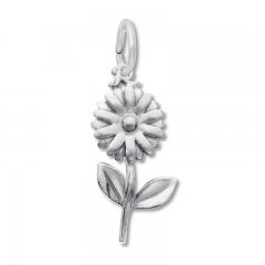 Daisy Charm Sterling Silver
