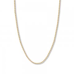 22" Textured Rope Chain 14K Yellow Gold Appx. 2.15mm