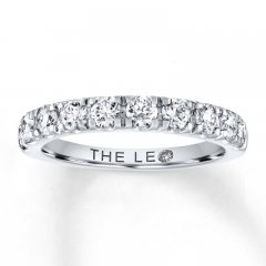 Leo Diamond Ring 1 ct tw Round-cut 14K White Gold