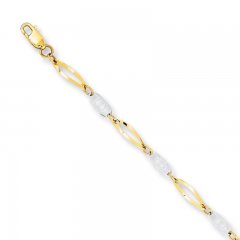 Link Bracelet 14K Two-Tone Gold