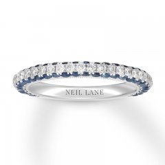 Neil Lane Sapphire Anniversary Band 1/2 ct tw Diamonds 14K Gold