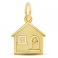 House Charm 14K Yellow Gold