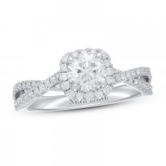 Neil Lane Premiere Diamond Engagement Ring 1-1/8 ct tw Round-cut 14K White Gold