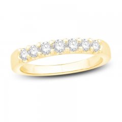 Diamond Anniversary Band 1/2 ct tw Round-Cut 18K Yellow Gold