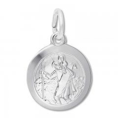 St. Christopher Charm Sterling Silver