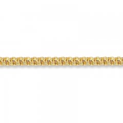 Alexandria Style Anklet 14K Yellow Gold 10-inch Length