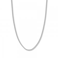 24" Rope Chain 14K White Gold Appx. 2.3mm