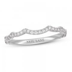 Neil Lane Diamond Wedding Band 1/5 ct tw Round-cut 14K White Gold