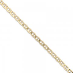 Men's Mariner Necklace 10K Yellow Gold 24"
