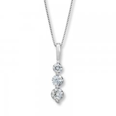 Previously Owned Necklace 3/4 ct tw Diamonds 14K White Gold