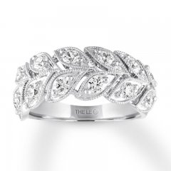 Leo Diamond Anniversary Band 1-1/3 ct tw 14K White Gold