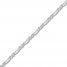 Diamond Infinity Bracelet 1/2 ct tw Round-cut 10K White Gold 7"