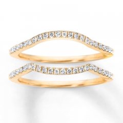 Diamond Wedding Bands 1/4 ct tw 14K Yellow Gold