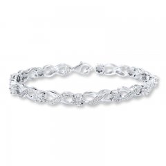 Diamond Bracelet 1/4 carat tw Sterling Silver