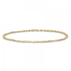 Triple-strand Anklet 14K Yellow Gold 9.5"