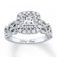 Neil Lane Engagement Ring 1-1/8 ct tw Diamonds 14K White Gold