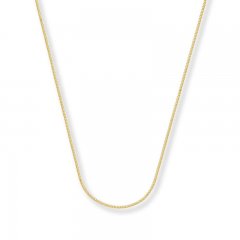 Wheat Chain Necklace 14K Yellow Gold 20" Length