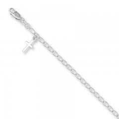 Cross Bracelet Sterling Silver