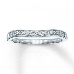 Previously Owned Band 1/15 ct tw Diamonds 14K White Gold