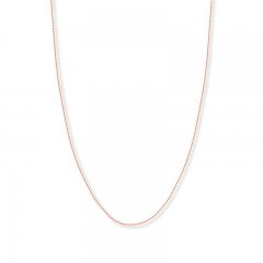 20" Textured Rope Chain 14K Rose Gold Appx. 1.05mm