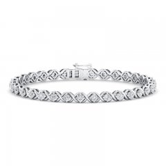 Lab-Created Diamonds by KAY Bracelet 3 ct tw 14K White Gold