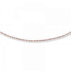 Adjustable Necklace 14K Rose Gold 20" Length