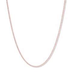 Perfectina Chain Necklace 14K Rose Gold 18 Length