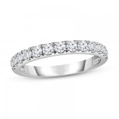 Diamond Wedding Band 1/5 ct tw 14K White Gold