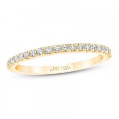 First Light Diamond Wedding Band 1/5 ct tw Round-cut 14K Yellow Gold