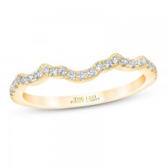 First Light Diamond Wedding Band 1/5 ct tw Round-cut 14K Yellow Gold